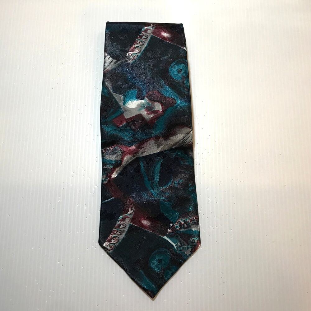 Envoy Abstract Tall Extra Length Wide Mens Necktie
